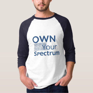Own Your Spectrum – Autismus-Bewusstseinsmonat Bla T-Shirt