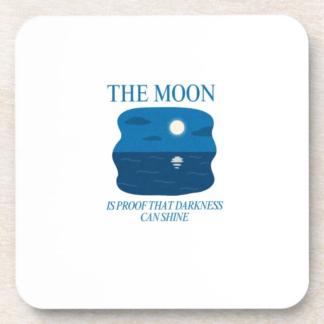 Own Your Weird - Bold Grunge Typography Getränkeuntersetzer (Vorderseite)