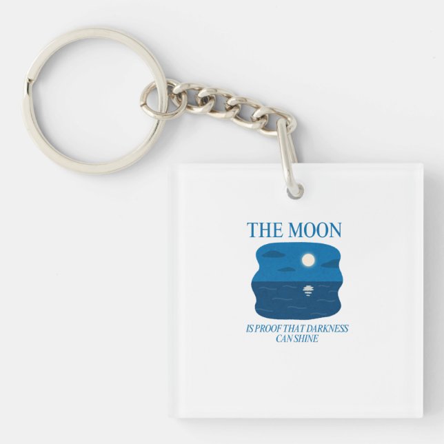 Own Your Weird - Bold Grunge Typography Schlüsselanhänger (Vorderseite)