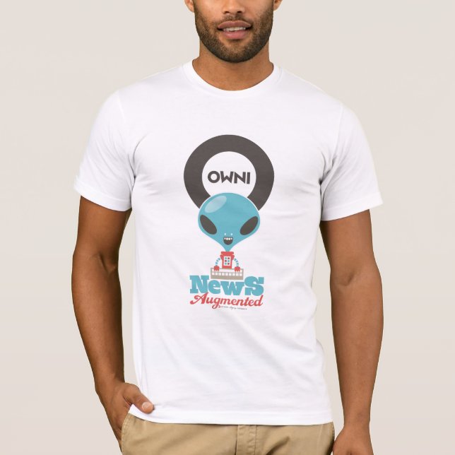 Owni „News Augmented“ 2 " T-Shirt (Vorderseite)