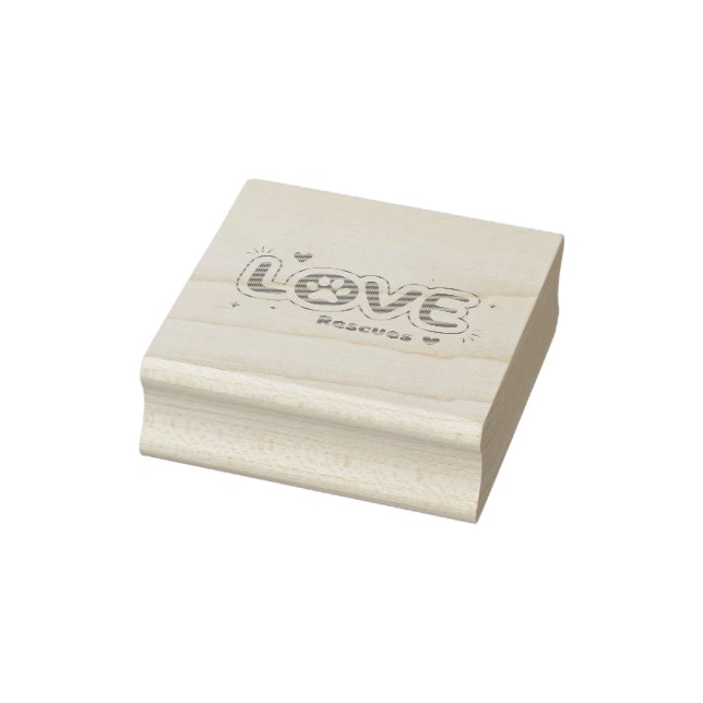 OWRAssist Liebe rettet Gummistempel (Stempel)