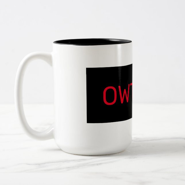 OWTFGFIA-Tasse Zweifarbige Tasse (Links)