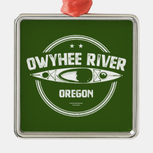 Owyhee River, Oregon Ornament Aus Metall