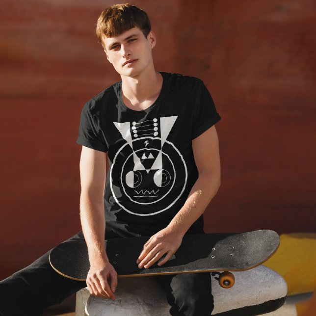 Ox Zodiac Geometric - Ushi Symbol für alle Altersg T-Shirt (Von Creator hochgeladen)