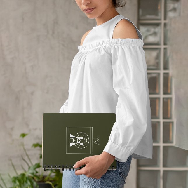 Ox Zodiac Notebook - Ushi Geometric Animal Journal Notizbuch (Von Creator hochgeladen)