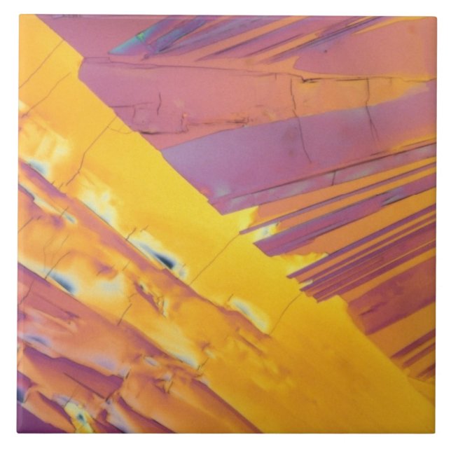 Oxalische Säure-Kristalle Fliese (Vorderseite)