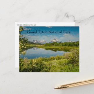 Oxbow Bend Grand Teton Nationalpark Postkarte