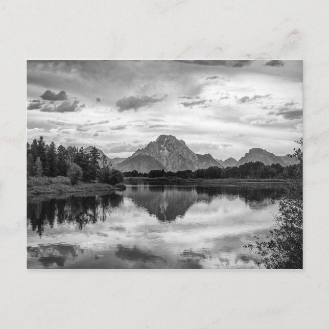 Oxbow Bend im Grand Teton Nationalpark Postkarte (Vorderseite)