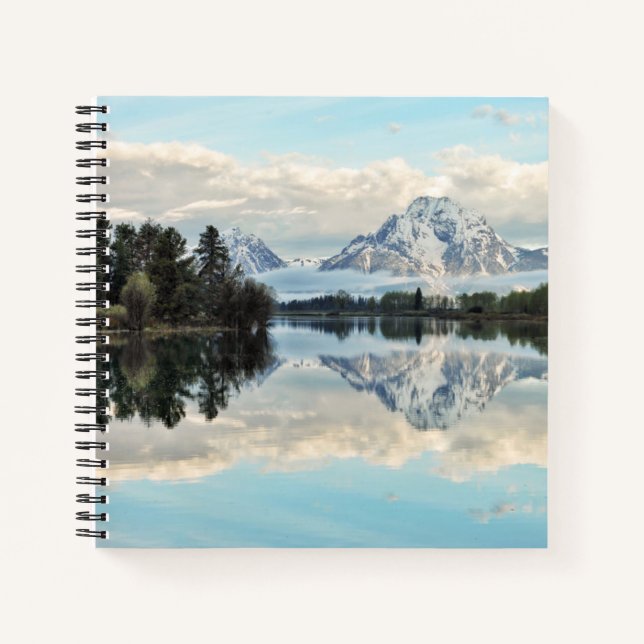 Oxbow Bend Reflection Notizbuch (Vorderseite)