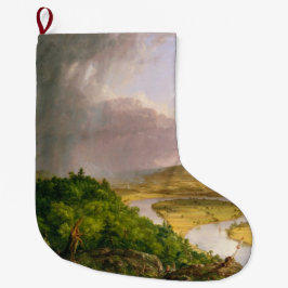 Oxbow River Seen vom Berg Holyoke, Massachusetts Großer Weihnachtsstrumpf