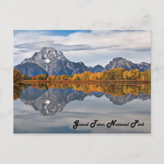 Oxbox Bend im Herbst Postkarte