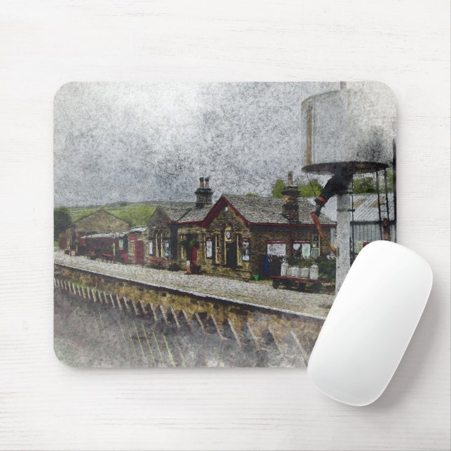 Oxenhope Railway Station Mousepad (Mit Mouse)