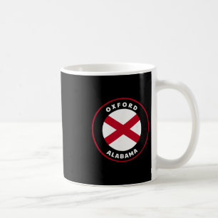 Oxford Alabama Al Staatsflagge Abzeichen Urlaub Kaffeetasse