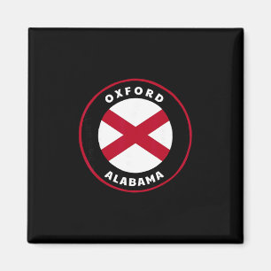 Oxford Alabama Al Staatsflagge Abzeichen Urlaub  Magnet