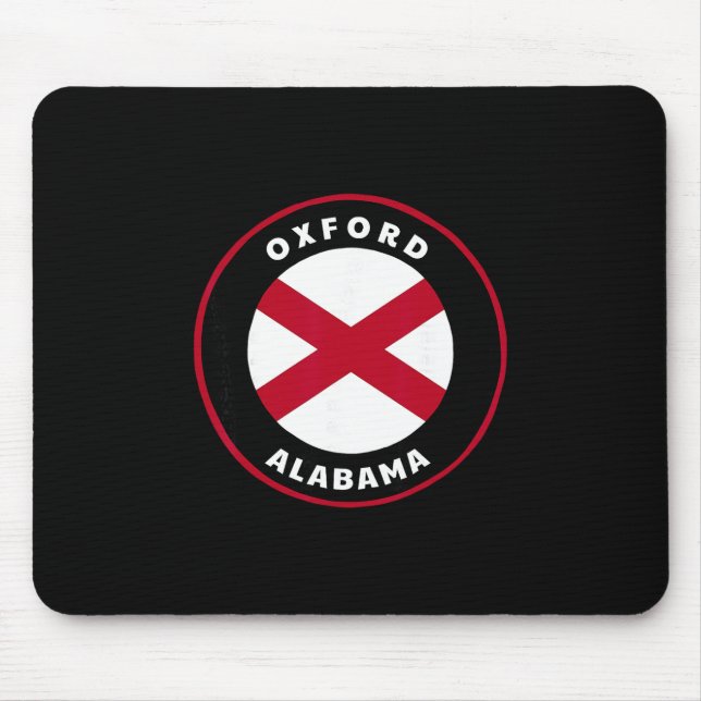 Oxford Alama Al State Flag Dge Vacation  Mousepad (Vorne)