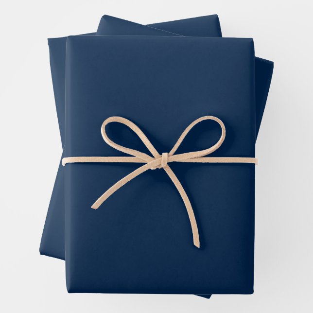 Oxford Blue Geschenkpapier – Set mit 3 Bögen (Beispiel)
