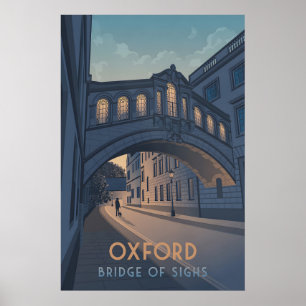 Oxford Bridge Of Sighs Reiseplakat Poster