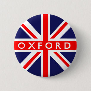 Oxford: Britische Flagge Button