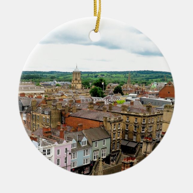 Oxford City Skyline Keramik Ornament (Vorne)