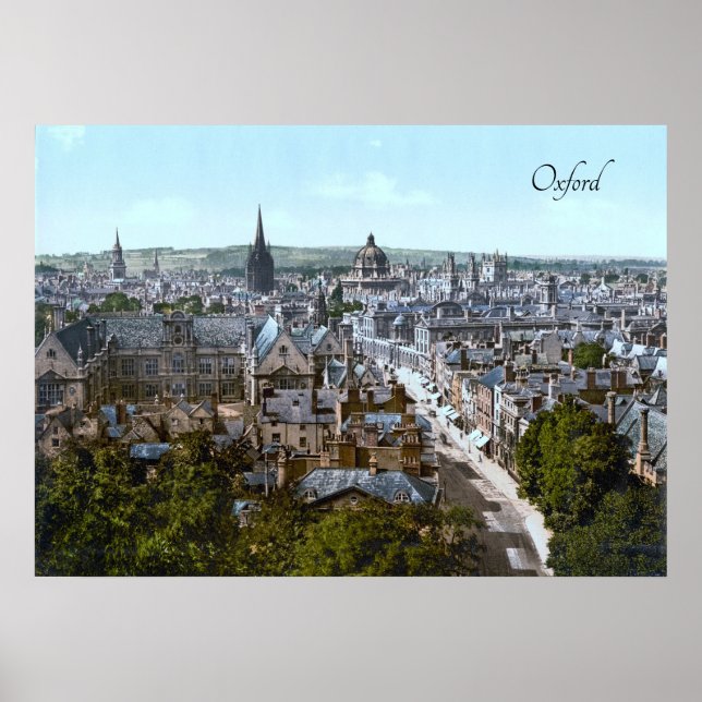 Oxford, England (1900) Poster (Vorne)