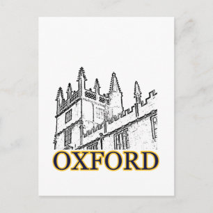 Oxford England 1986 Gebäude Spirals White Postkarte