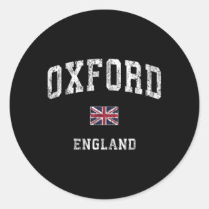 Oxford England Athletic Sports Runder Aufkleber