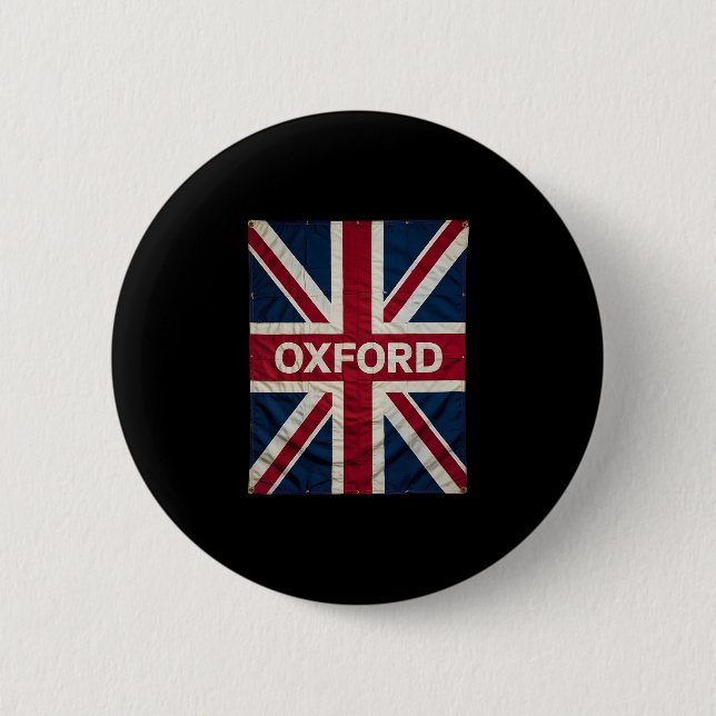 Oxford England Großbritannien Uk Geschichte Urlaub Button (Vorderseite)