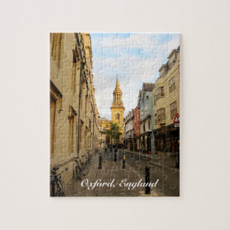 Oxford England Lincoln Uni Library Street View Puzzle