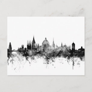 Oxford England Skyline Postkarte