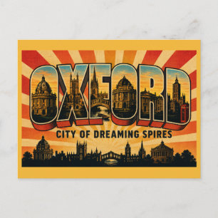 Oxford England Stadt der träumenden Türme Postkarte
