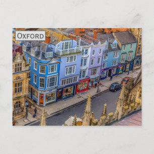 Oxford England Travel Foto Postkarte