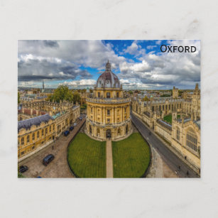 Oxford England Travel Foto Postkarte
