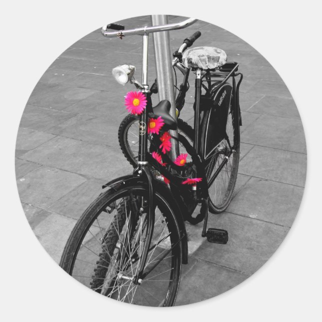 Oxford-Fahrrad Runder Aufkleber (Vorderseite)