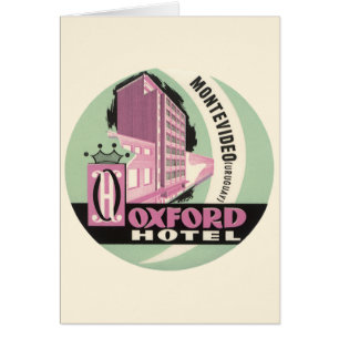 Oxford Hotel, Montevideo, Uruguay, Vintage Reise