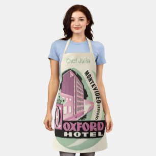 Oxford Hotel, Montevideo, Uruguay, Vintage Travel Schürze