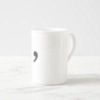 Oxford-Komma-Kaffeetasse