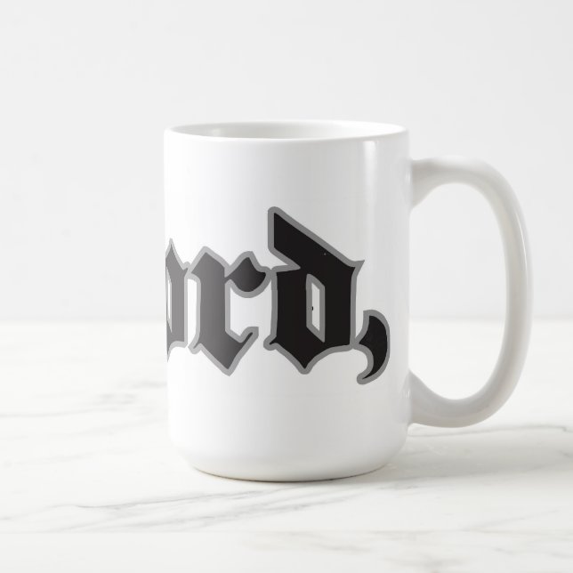 Oxford-Komma-Tasse Kaffeetasse (Rechts)