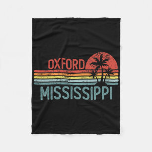 Oxford Mississippi Lustig Usa Stadt Reise Heim Wur Fleecedecke