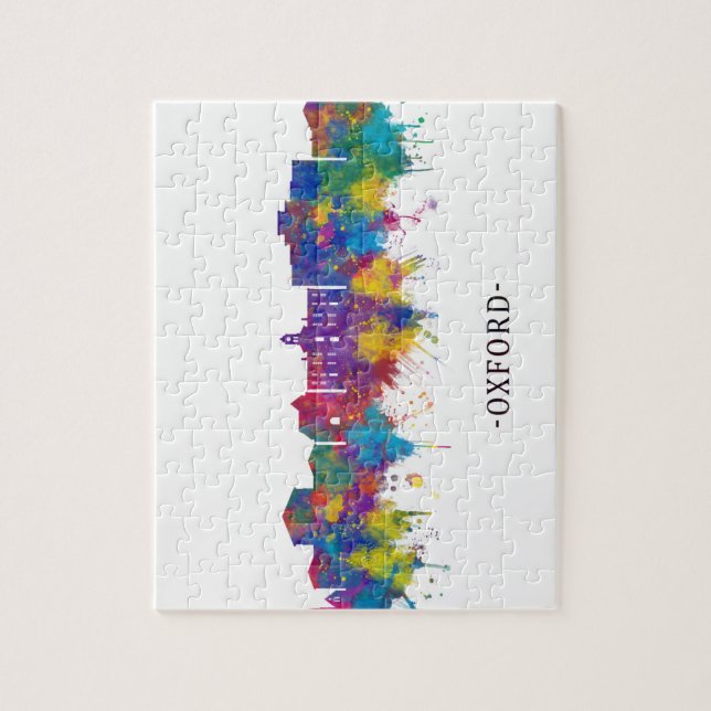 Oxford Mississippi Skyline Puzzle (Vertikal)