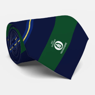 Oxford (Mississippi) Stadtflagge Neck Tie Krawatte