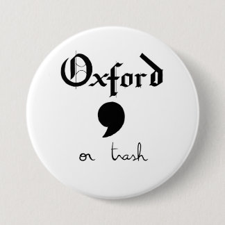 Oxford oder Abfall Button