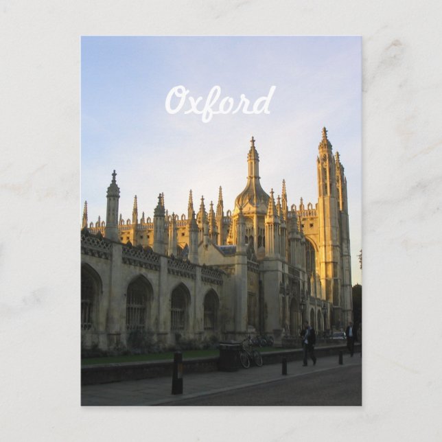 Oxford Postkarte (Vorderseite)