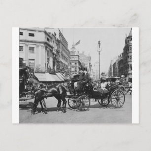 Oxford Street London 1904, England, Großbritannien Postkarte