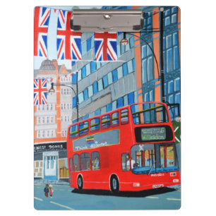 Oxford Street- Queen Dimond Jubiläums-Clipbord Klemmbrett