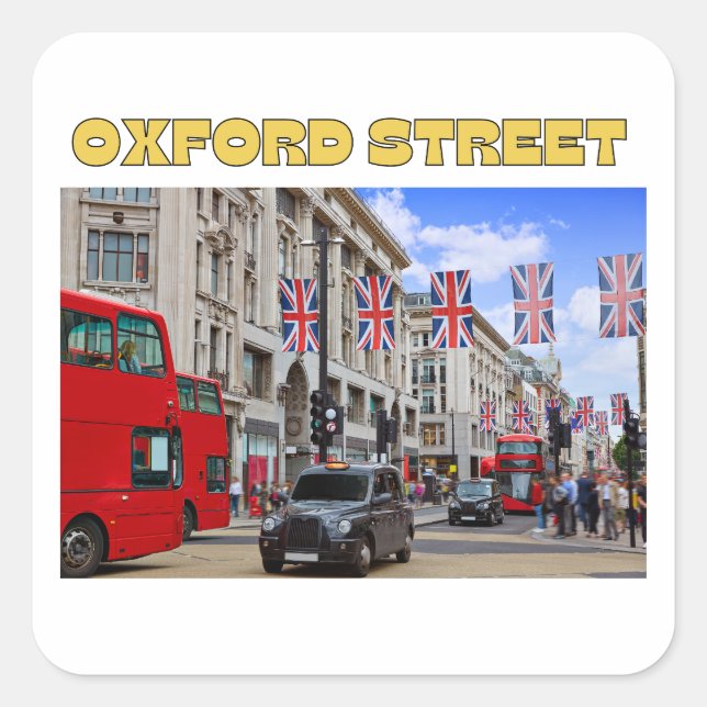 Oxford Street Stickers  (Vorderseite)