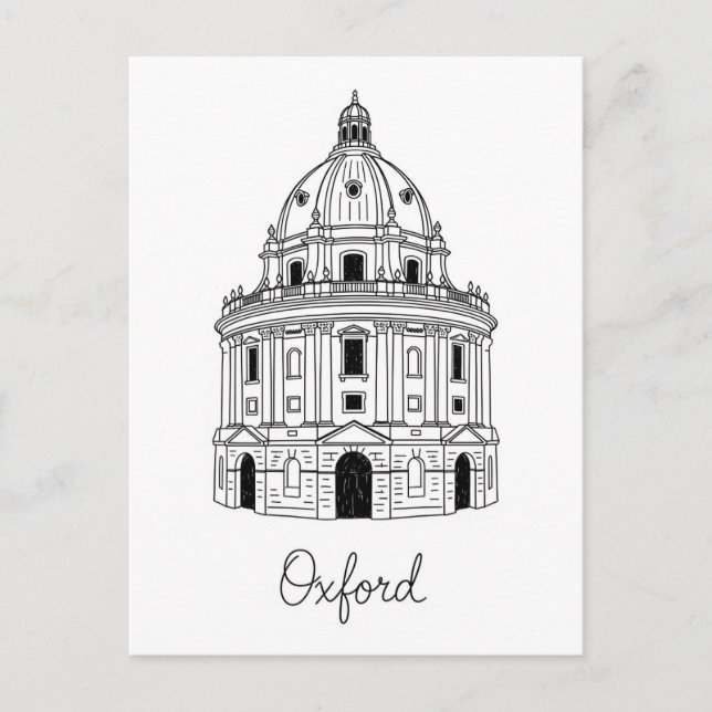 Oxford University Radcliffe Camera England Travel Postkarte (Vorderseite)