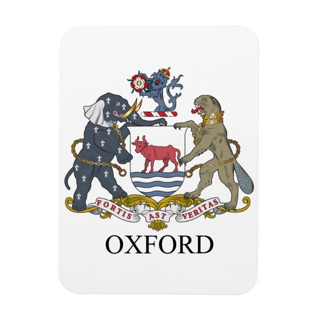 Oxford-Wappen Magnet (Vertikal)