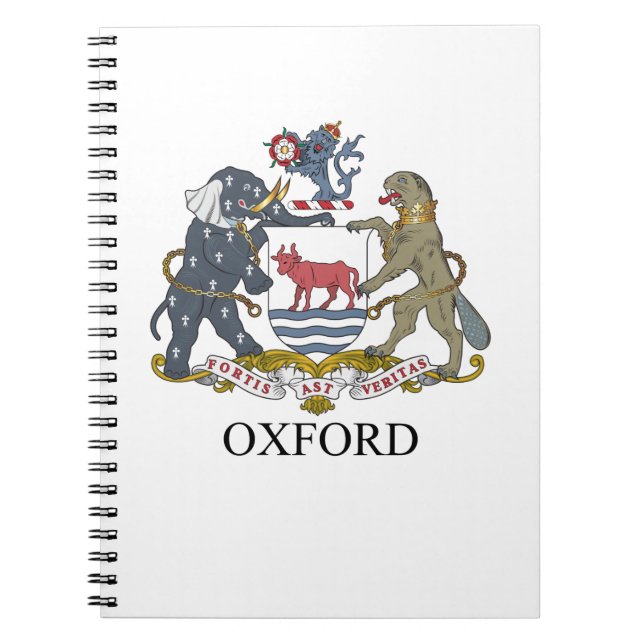 Oxford-Wappen Notizblock (Vorderseite)