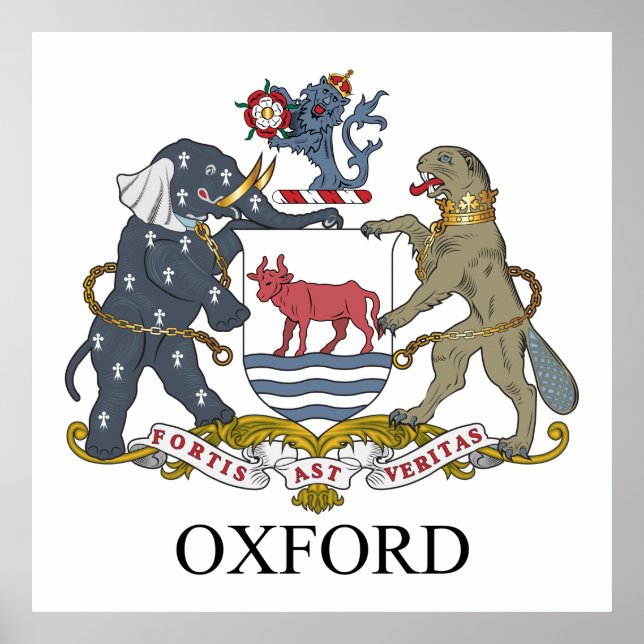 Oxford-Wappen Poster (Vorne)