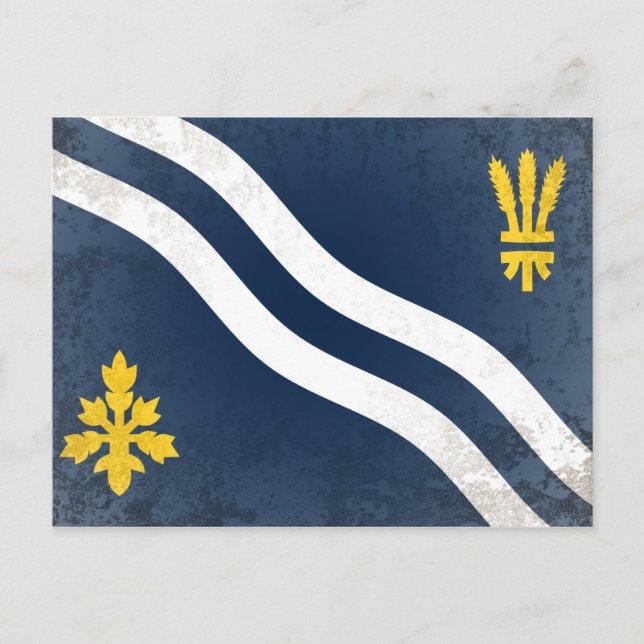 Oxfordshire Postkarte (Vorderseite)